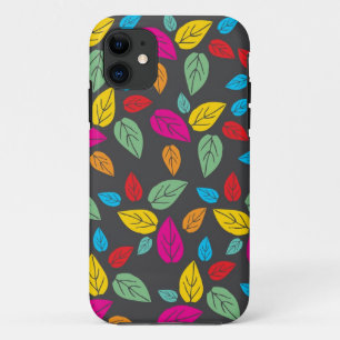 beautiful pattern leaves iPhone 11 case