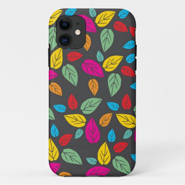 beautiful pattern leaves Case-Mate iPhone case (Back)