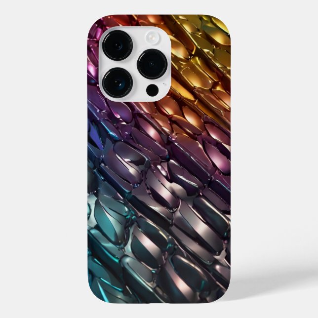 Beautiful pattern of titanium colours Case-Mate iPhone case (Back)