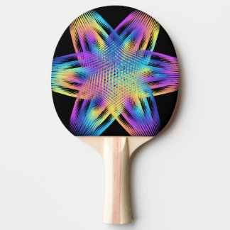 Beautiful pattern of titanium colours - ping pong paddle