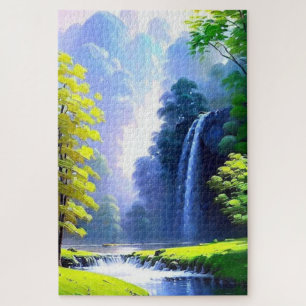 Beautiful Peaceful Nature Painting Puzzle