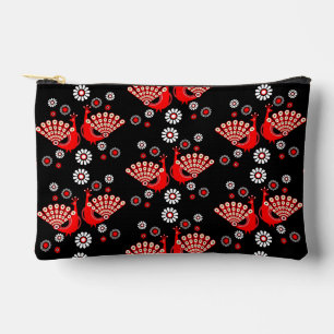 Beautiful Peacock Art Accessory Pouch