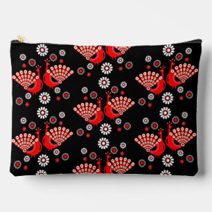 Beautiful Peacock Art Accessory Pouch
