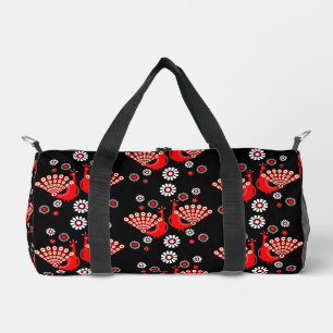 Beautiful Peacock Art Duffle Bag