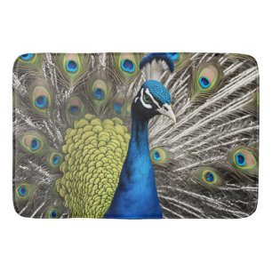Beautiful Peacock Bath Mat