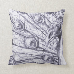 Beautiful peacock cushion