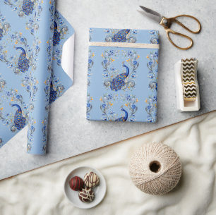 Beautiful Peacock Design - Elegant Gift for Her Wrapping Paper