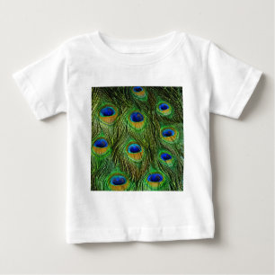 Beautiful Peacock Feathers Baby T-Shirt