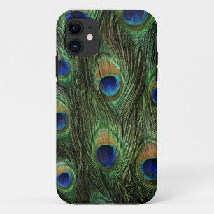 Beautiful Peacock Feathers iPhone 11 Case