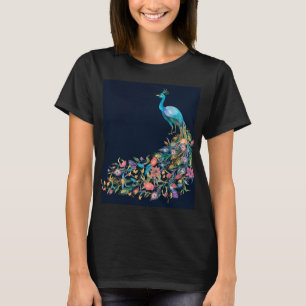 Beautiful Peacock Jewel T-Shirt
