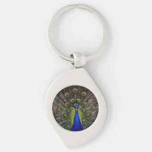 Beautiful Peacock Key Ring