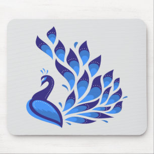 Beautiful Peacock Mouse Pad
