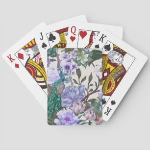 Beautiful Peacock Playing Cards
