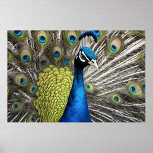 Beautiful Peacock Poster