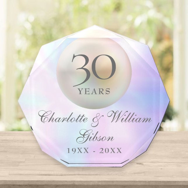 Beautiful Pearl 30th Anniversary Photo Block (Creator Uploaded)