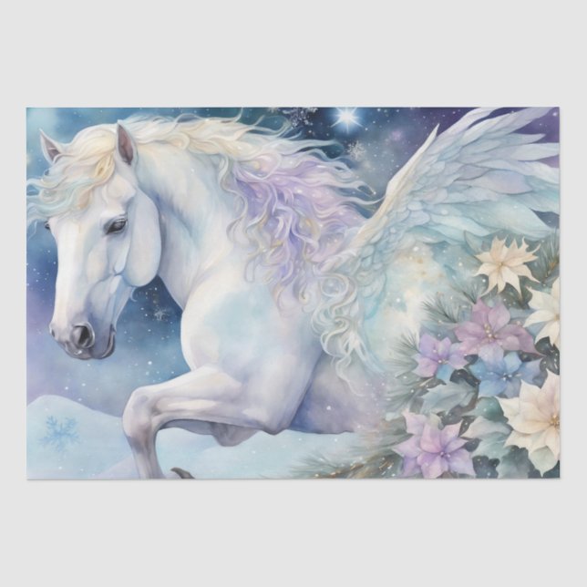 Beautiful Pegasus 1 Decoupage Tissue Paper (Front)