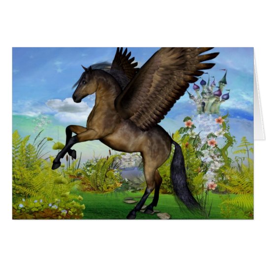 Beautiful Pegasus Greeting Card
