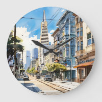 Beautiful pen and ink sketch of San Francisco