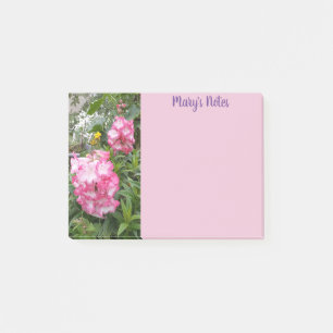 Beautiful Penstemon Pink Flower floral Photo Post-it Notes