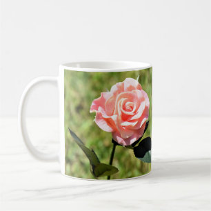 Beautiful Perfect Pink Rose Flower Coffee Mug