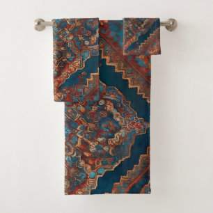 Beautiful Persian Old Pattern Modern Collection Bath Towel Set