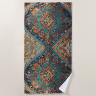 Beautiful Persian Old Pattern Trendy Collection Beach Towel