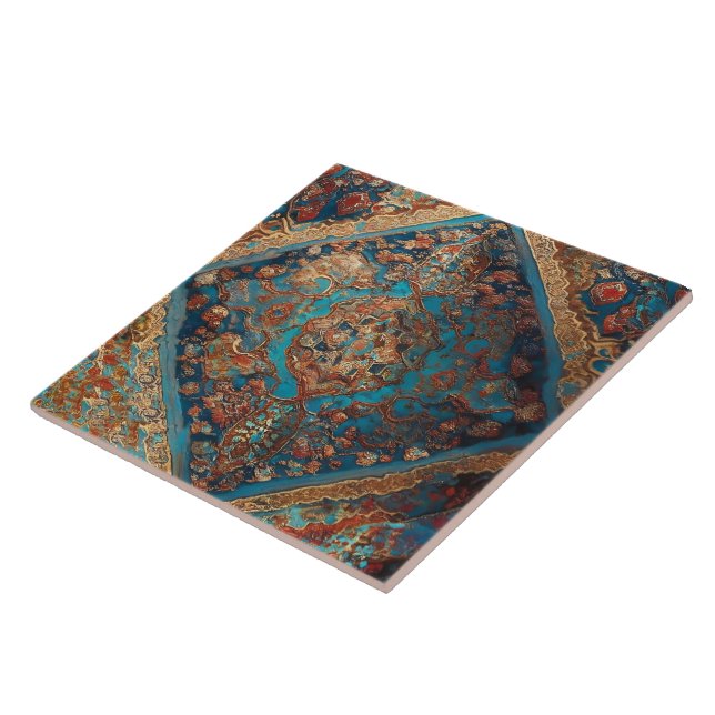 Beautiful Persian Old Pattern Trendy Collection Ceramic Tile (Side)
