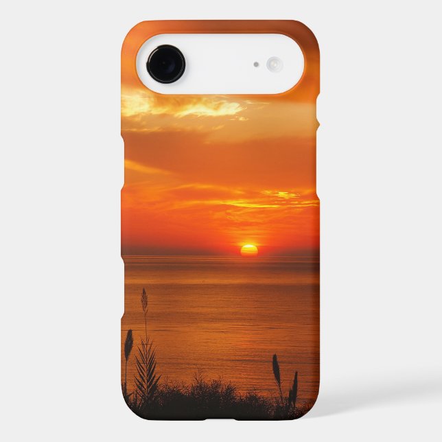 Beautiful Personalised Beach at Sunset Scenery Case-Mate iPhone Case (Back)