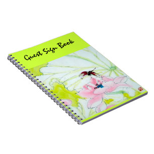 Beautiful personalised Guest Sign Book