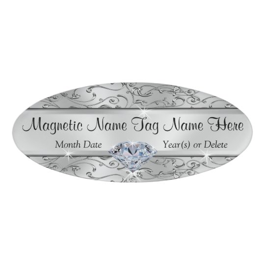 diy magnetic name tags