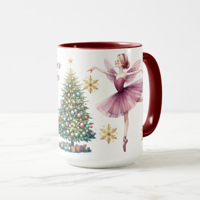 Beautiful Personalised Nutcracker Sublimation Mug (Front Right)