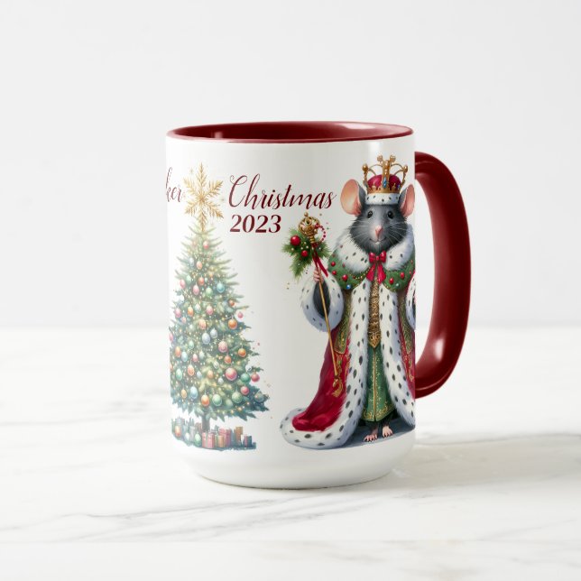 Beautiful Personalised Nutcracker Sublimation Mug (Front Right)
