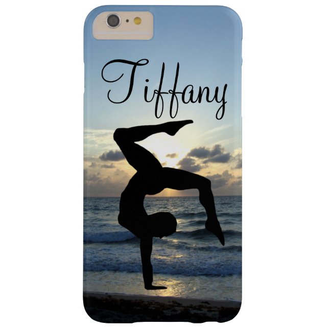 BEAUTIFUL PERSONALIZED GYMNASTICS PHONE CASE (Back)