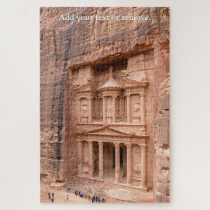 Beautiful Petra Temple, Jordan, Jigsaw Puzzle