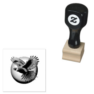 Beautiful Pheasant Rooster Rubber Stamp