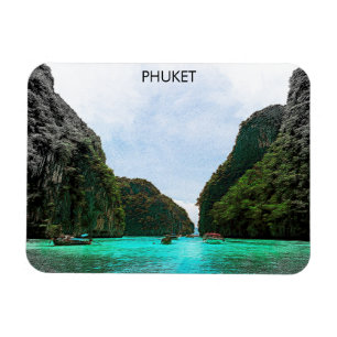 Beautiful Phuket Thailand Aerial View Magnet