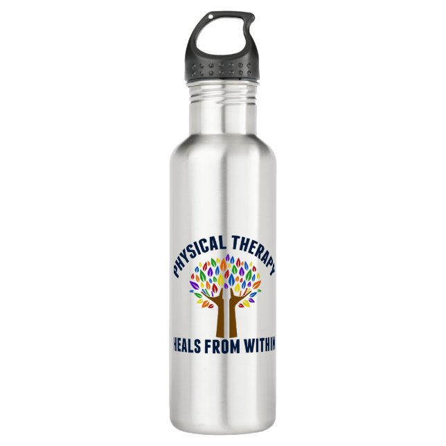 Beautiful Physical Therapy Inspirational Quote 710 Ml Water Bottle (Front)