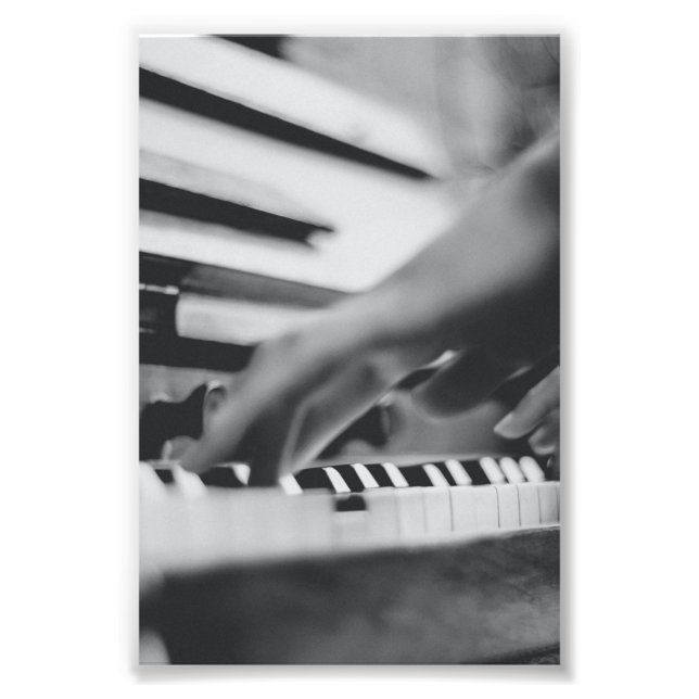 Beautiful Piano Artwork Photo Print (Front)