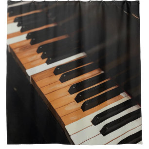 Beautiful Piano Artwork Shower Curtain