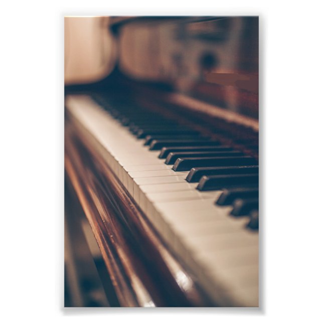 Beautiful Piano Design Photo Print (Front)