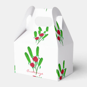 Beautiful Pickle Bouquet with RosesThunder_Cove Favour Box