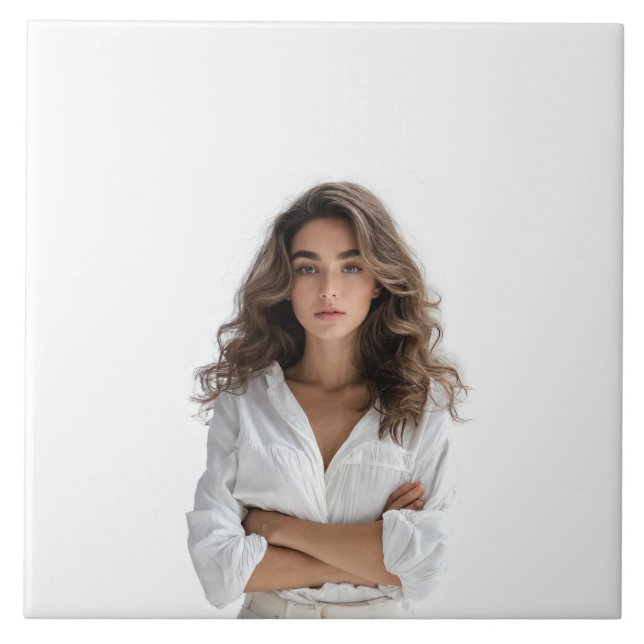 Beautiful pillow for you ceramic tile (Front)