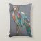 beautiful pillow with crane mosaic design