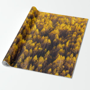 BEAUTIFUL PINE TREE FOREST WRAPPING PAPER
