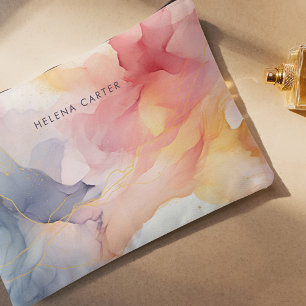 Beautiful Pink Abstract Women's Accessory Pouch