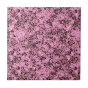 Beautiful pink bright marble dark veins ceramic tile