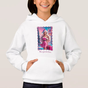 Beautiful Pink Christmas Girl 01