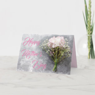 Beautiful Pink Chrysanthemum Mother's Day Card