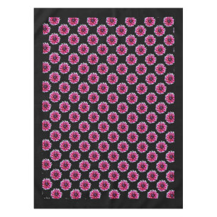 Beautiful Pink Dahlia Flower Nature Pattern Tablecloth