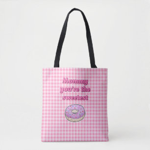 Beautiful Pink Doughnut Tote Bag
